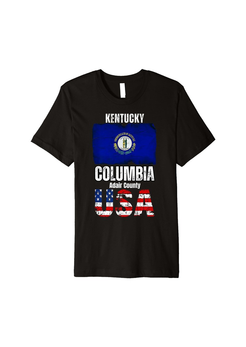 Columbia Kentucky KY Adair County Premium T-Shirt