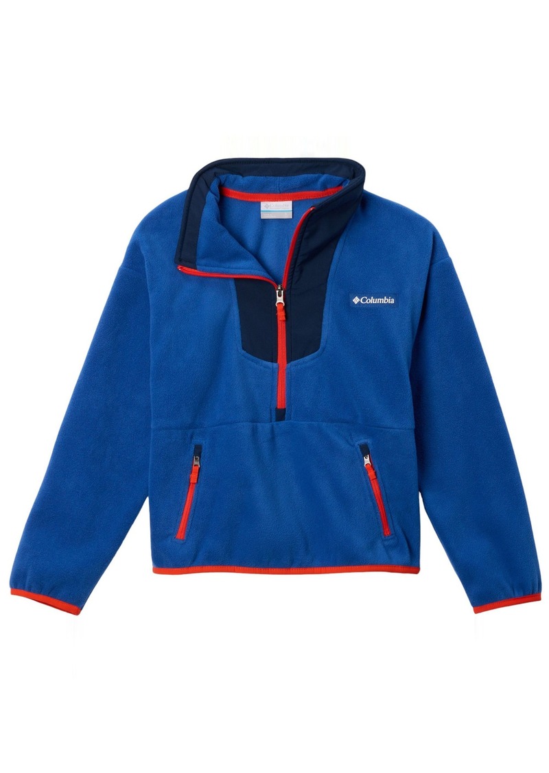 Columbia Kids' Sequoia Grove 1/2 Zip Fleece Pullover, Small, Blue