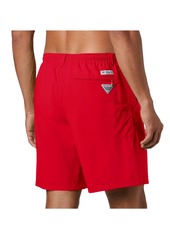 "Columbia Men's 6"" Back Cast Iii Upf 50 Water Short - Red Spark"