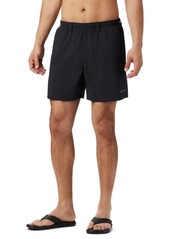 "Columbia Men's 6"" Back Cast Iii Upf 50 Water Short - Red Spark"