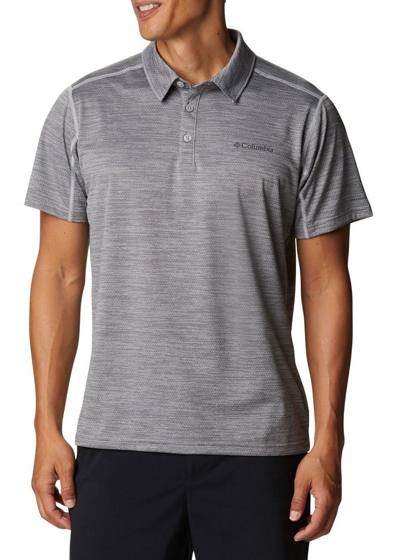 Columbia Men's Alpine Chill Zero Polo, Medium, Gray | Father's Day Gift Idea