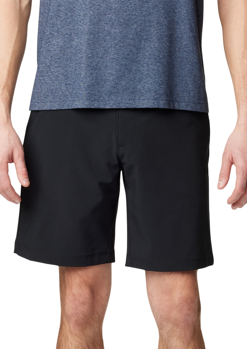 Columbia Men's Carter Crest Stretch Upf 50 Performance Shorts - Black