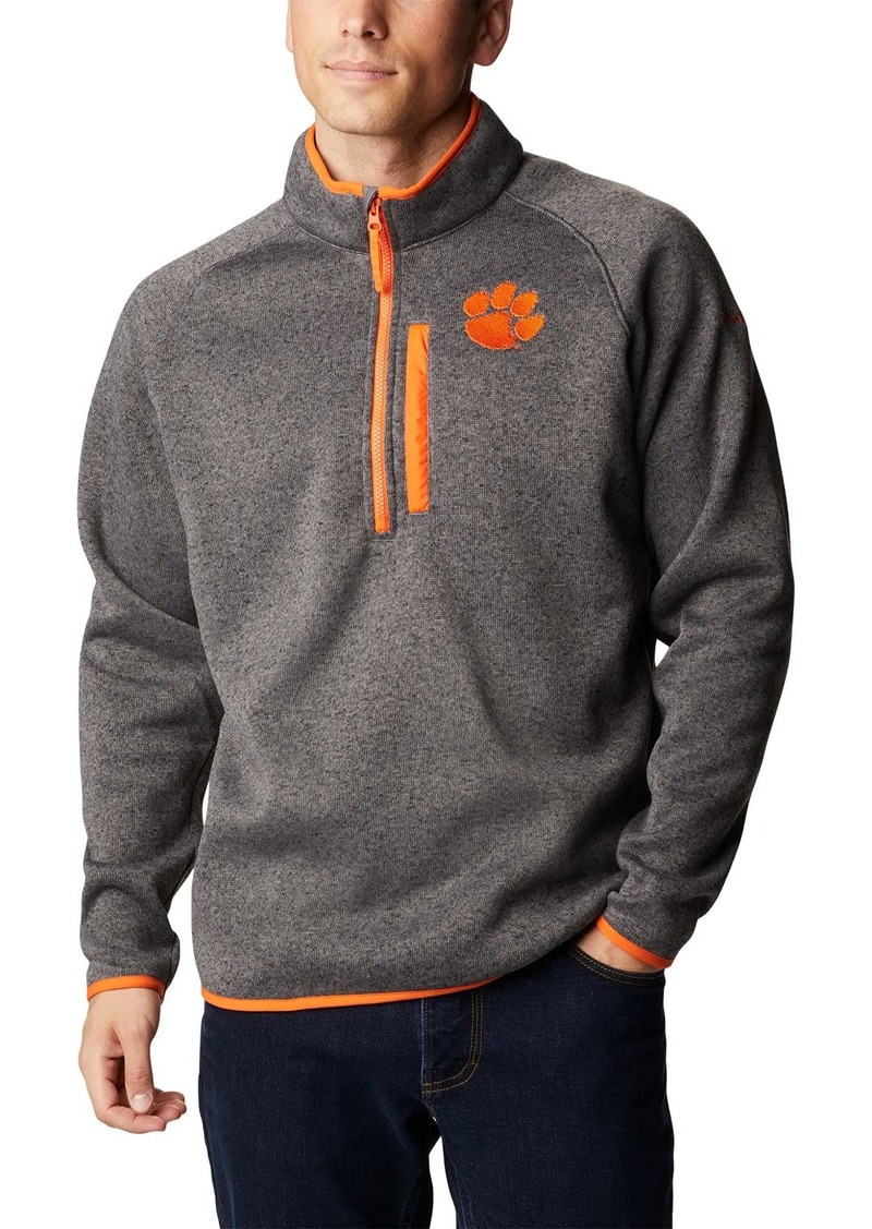 Columbia Men's Collegiate Canyon Point Sweater Fleece Half Zip CLE - City Grey