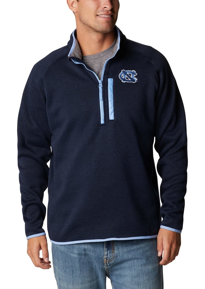 Columbia Men's Collegiate Canyon Point Sweater Fleece Half Zip NC - Collegiate Navy