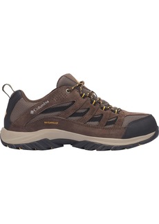 Columbia Men's Crestwood Waterproof Hiking Shoes, Size 11, Brown