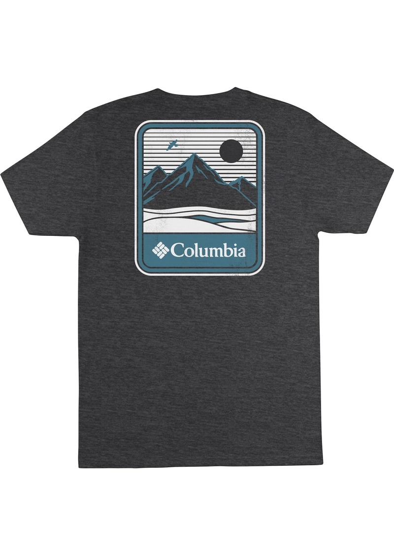 Columbia Men's Exploring Short Sleeve T-Shirt, Small, Gray