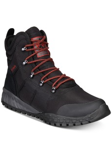 Columbia Men's Fairbanks Omni-Heat Waterproof Boots - Black, Rusty