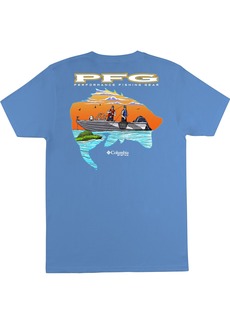 Columbia Men's Forcast T-Shirt, Medium, Blue