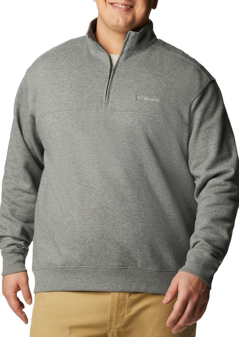 Columbia Men's Hart Mountain 1/2 Zip Pullover, Small, Gray