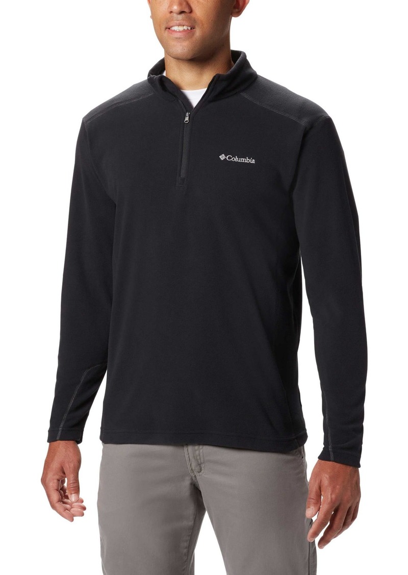 Columbia Men's Klamath Range II Half Zip Microfleece Pullover, Small, Black