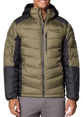 Columbia Men's Labyrinth Loop Hooded Puffer Jacket, Small, Brown