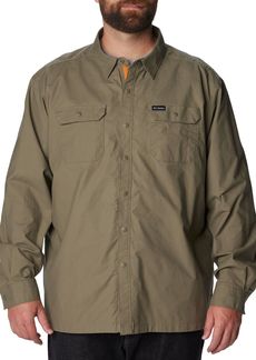 Columbia Men's Landroamer Lined Shirt Jacket, Small, Green | Father's Day Gift Idea