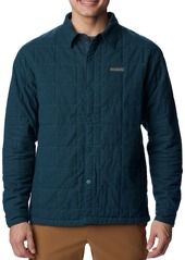 Columbia Men's Landroamer Quilted Shirt Jacket, Small, Blue | Father's Day Gift Idea