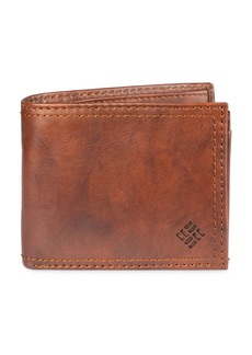 Columbia Men's Leather Extra Capacity Slimfold Wallet