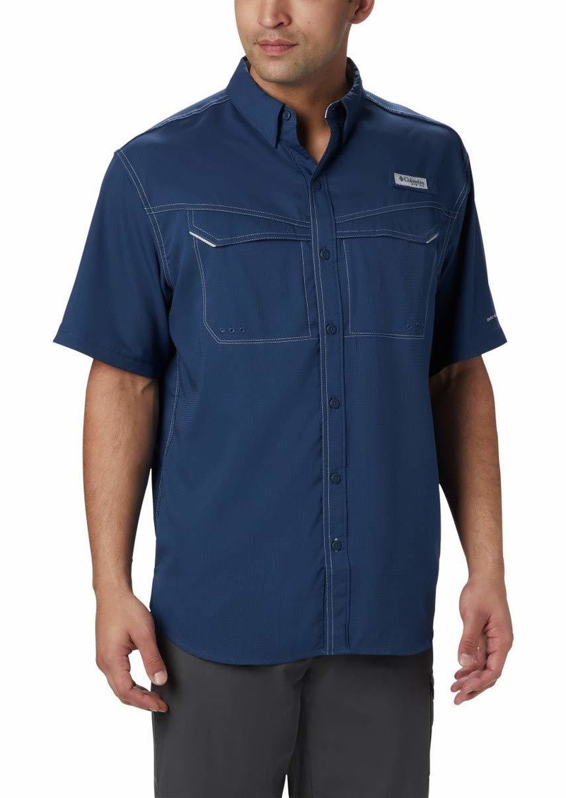 Columbia Men's Low Drag Offshore Short Sleeve Shirt UPF 40 Protection Moisture Wicking Fabric T-Shirt