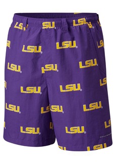 Columbia Men's Lsu Tigers Backcast Printed Shorts - Purple