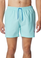 Columbia Men's Performance Rambler Logo Swim Trunks - Sandalwood Pink