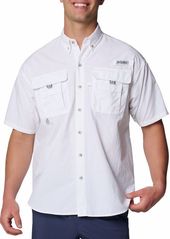 Columbia Men's PFG Bahama Button Down Shirt, Medium, White