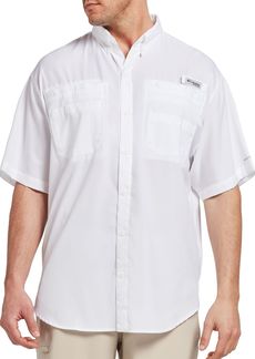 Columbia Men's PFG Tamiami II Short Sleeve Shirt, Small, White
