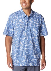 Columbia Men's Pfg Trollers Best Short Sleeve Shirt - Bluebell, Kahaw