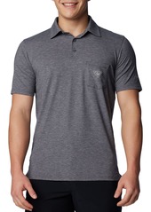 Columbia Men's PFG Uncharted Polo, Small, Gray | Father's Day Gift Idea