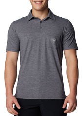 Columbia Men's PFG Uncharted Polo, Small, Gray