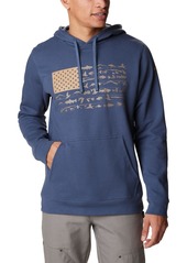 Columbia Men's PHG Game Flag II Hoodie Zinc/Sahara Cast n Blast