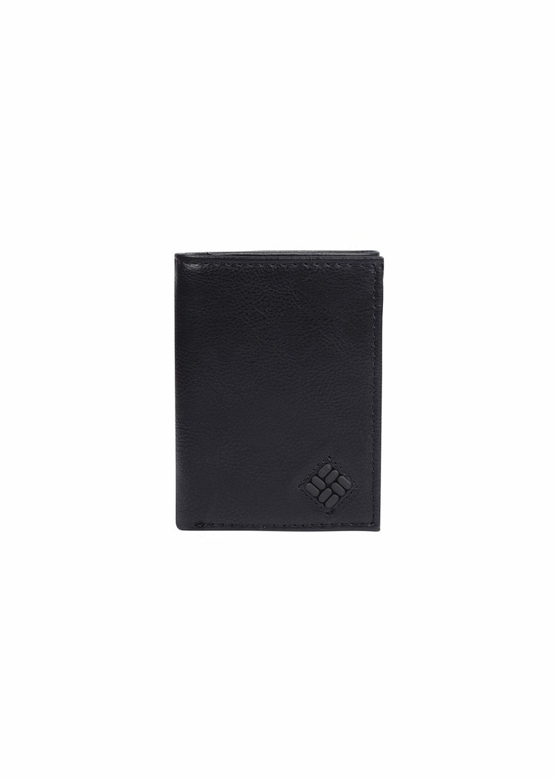 Columbia Men's RFID Blocking Trifold Security Wallet Black