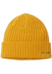 Columbia Men's Ribbed-Knit Embroidered Logo Watch Cap - Raw Honey