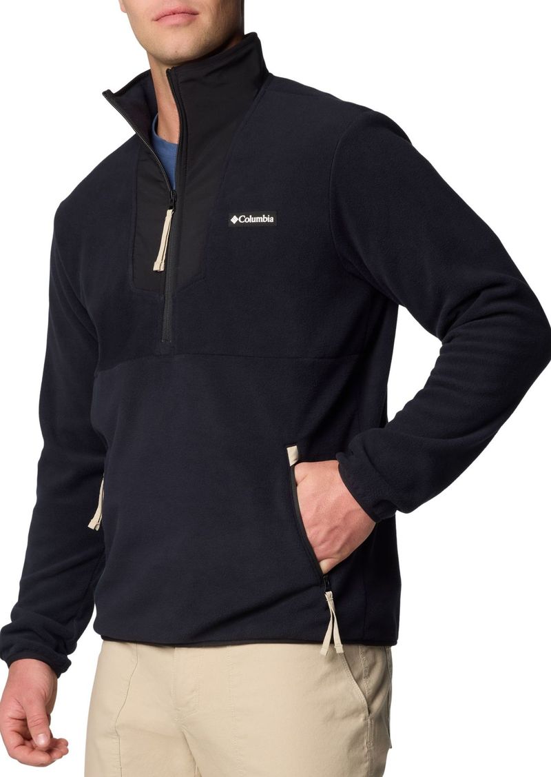 Columbia Men's Sequoia Grove 1/2 Zip Pullover, Small, Black