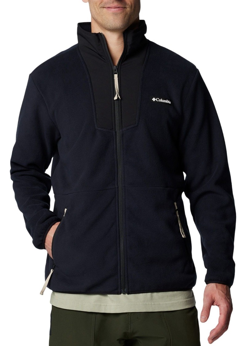 Columbia Men's Sequoia Grove Full Zip Fleece, Small, Black