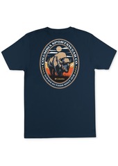 Columbia Men's Short-Sleeve Buffalo Graphic T-Shirt - Columbia Navy