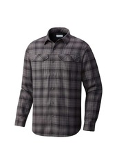 columbia men's silver ridge flannel long sleeve shirt