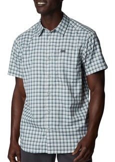 Columbia Men's Silver Ridge Lite Novelty Short Sleeve Shirt, Small, Green