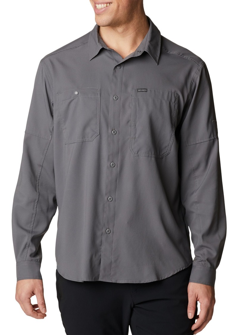 Columbia Men's Silver Ridge™ Utility Lite Long Sleeve Shirt, Large, Gray