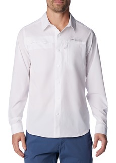 Columbia Men's Summit Valley Long Sleeve Shirt, Medium, White