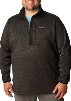 Columbia Men's Sweater Weather 1/2 Zip Pullover, Small, Gray