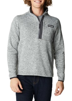 Columbia Men's Sweater Weather™ Fleece Half Zip Pullover, Medium, Gray