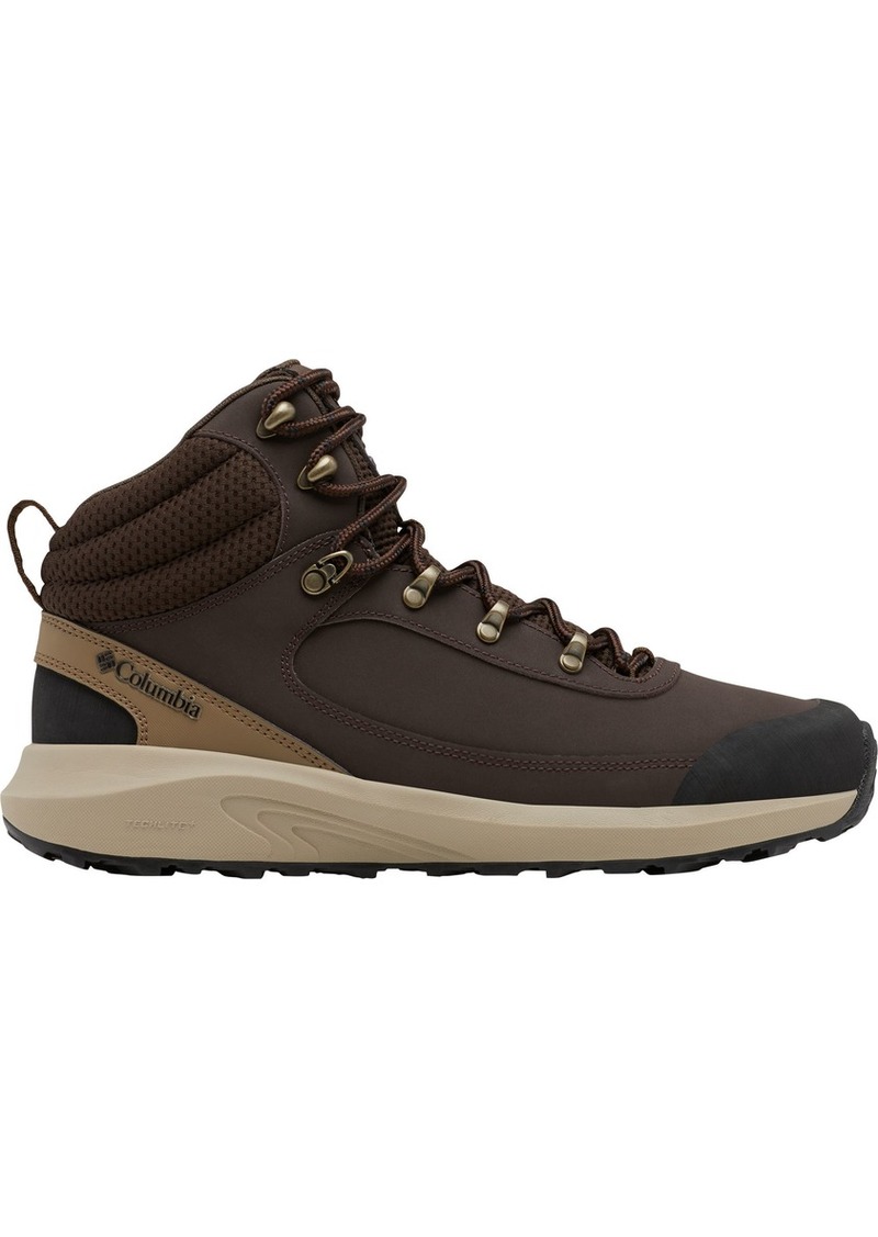 Columbia Men's Trailstorm Peak Mid Hiking Boots, Size 9, Cordovan/Black | Father's Day Gift Idea