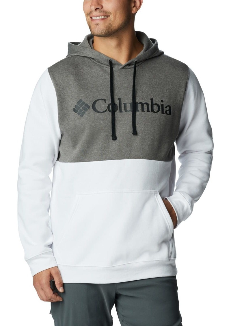 Columbia Men's Trek Colorblock Hoodie Charcoal Heather/White