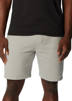 Columbia Men's Trek Relaxed-Fit Stretch Logo-Print Fleece Shorts - Columbia Grey Hthr, Small Columbia Logo