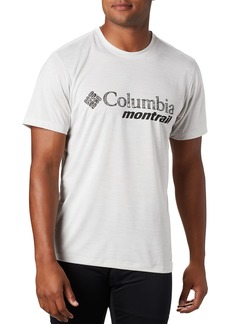 Columbia Men's Trinity Trail Graphic T-Shirt, Medium, White