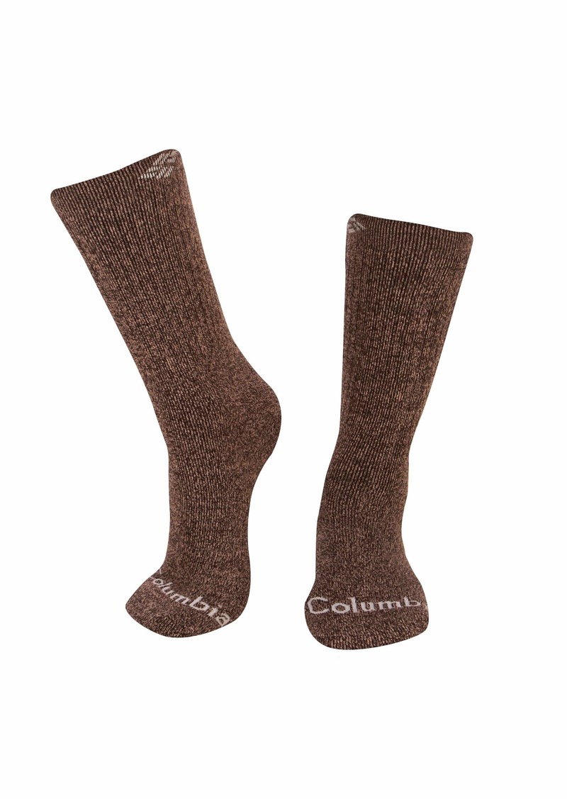 Columbia Men's 2 Pack Casual Wool Crew Socks  Shoe Size