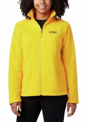 Columbia NCAA LSU Tigers Women's Give and Go II Full Zip Fleece Jacket  LSU - Yellow
