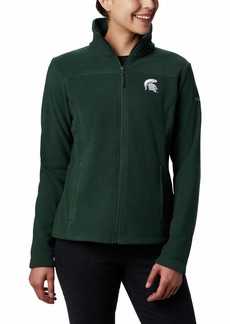 Columbia NCAA Oregon Ducks Women's Give and Go II Full Zip Fleece Jacket  UO - Fuse Green