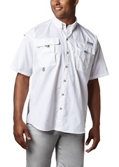 Columbia Pfg Men's Bahama Ii Upf-50 Quick Dry Shirt - White