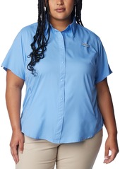 Columbia Plus Size Tamiami Ii Short-Sleeve Shirt - White