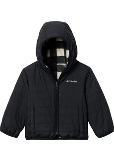 Columbia Toddlers' Double Trouble Reversible Jacket, Boys', 2T, Black/Chalk Check