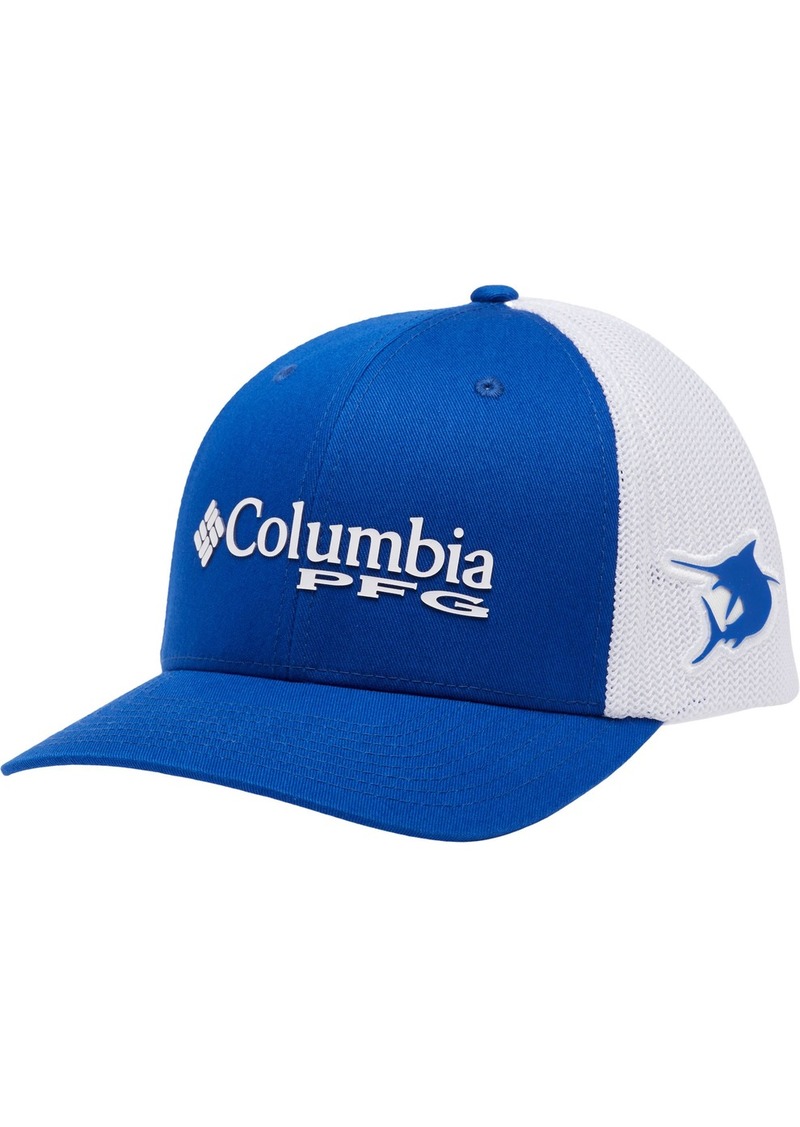 Columbia Unisex PFG Mesh Ball Hat, Men's, Small/Medium, Blue