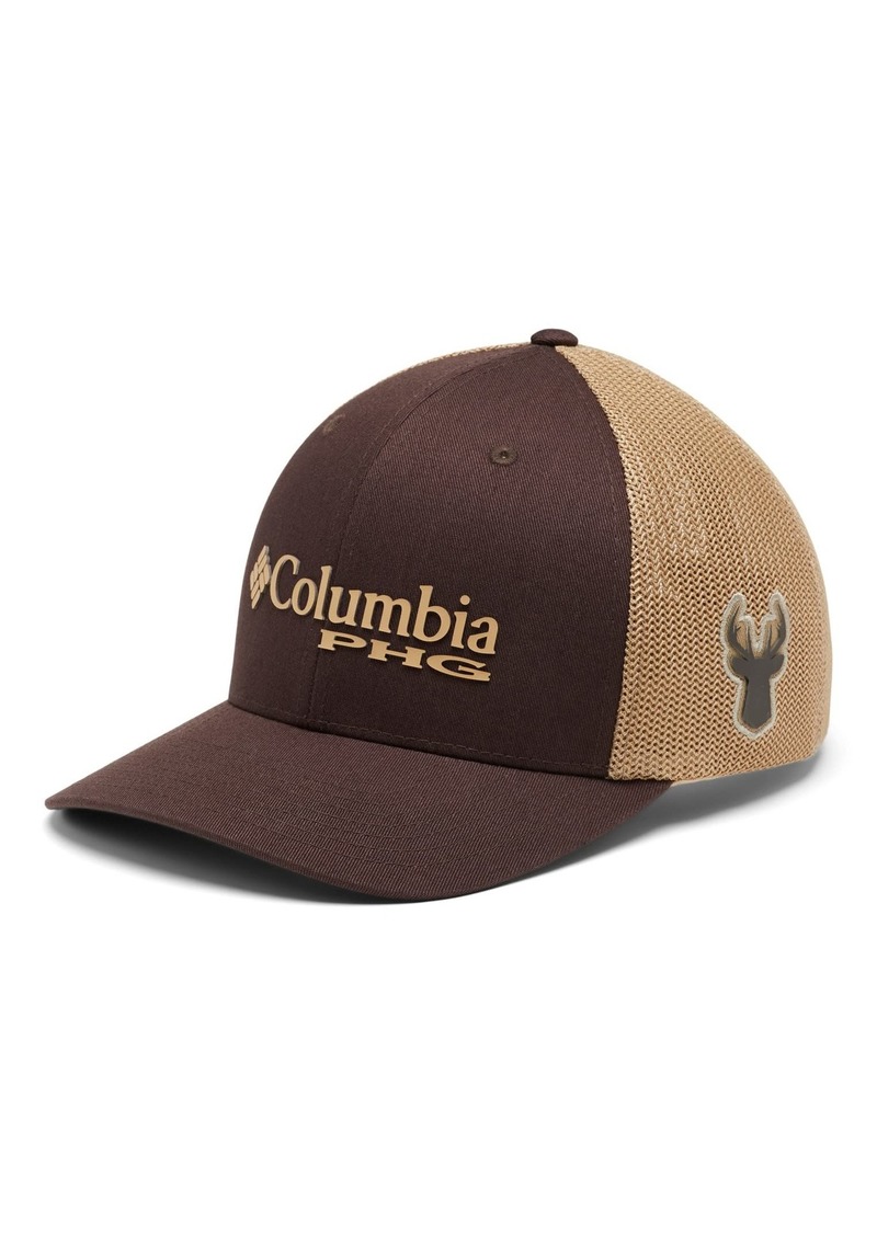 Columbia Unisex PHG Logo Mesh Ball Cap - High Cordovan/Deer Small/Medium